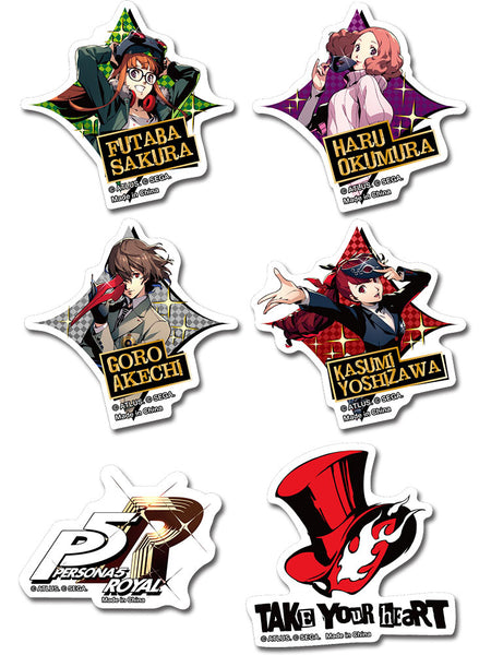 Persona 5 Royal Characters Sticker Set – Shadow Anime